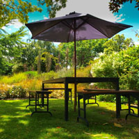 Garden parasols